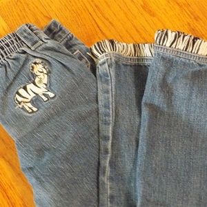 GYMBOREE MOD ZEBRA Jeans sz 7 EUC